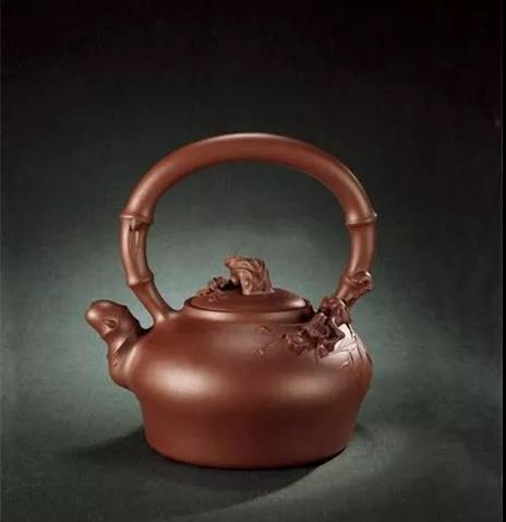 10種最美花器提梁壺，精美別致雕花紫砂壺!