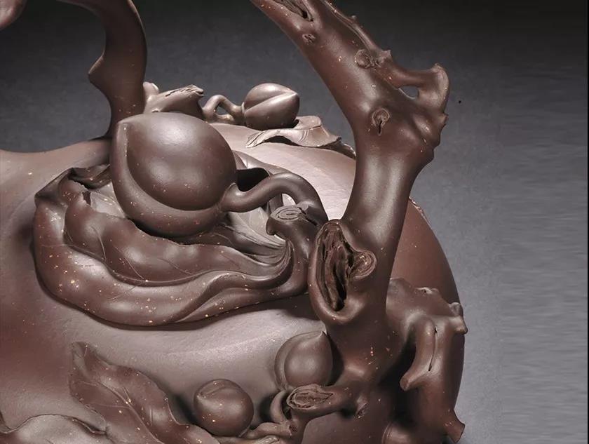 10種最美花器提梁壺，精美別致雕花紫砂壺!