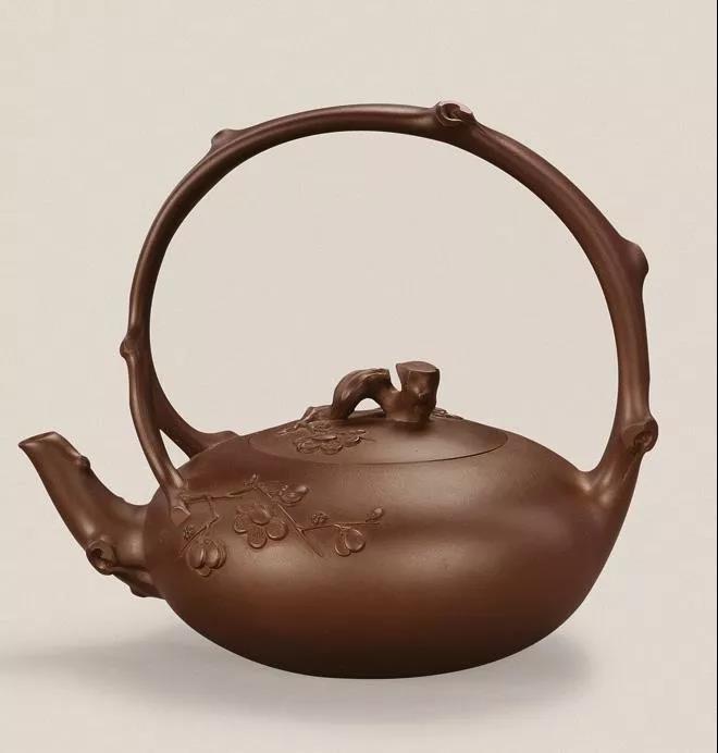 10種最美花器提梁壺，精美別致雕花紫砂壺!