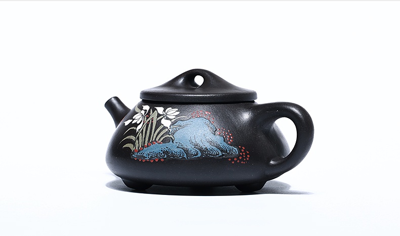 石瓢手工紫砂壺，精致典雅紫砂壺