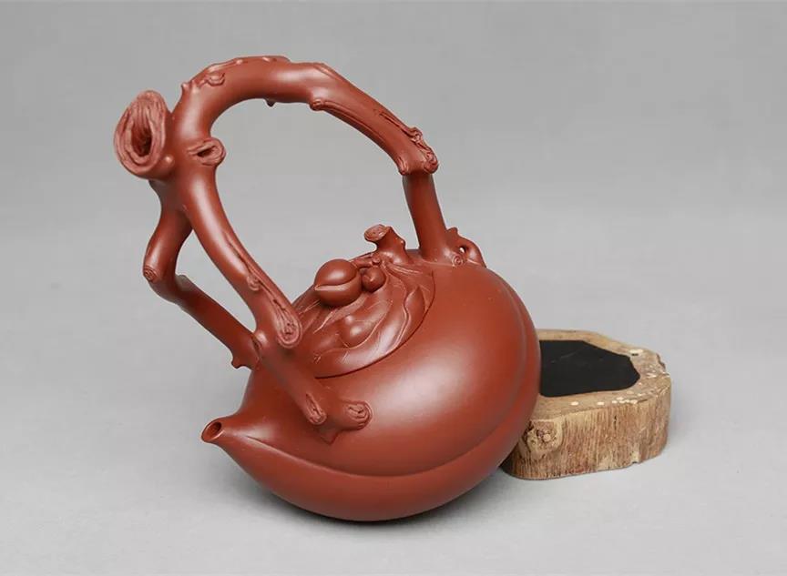 10種最美花器提梁壺，精美別致雕花紫砂壺!